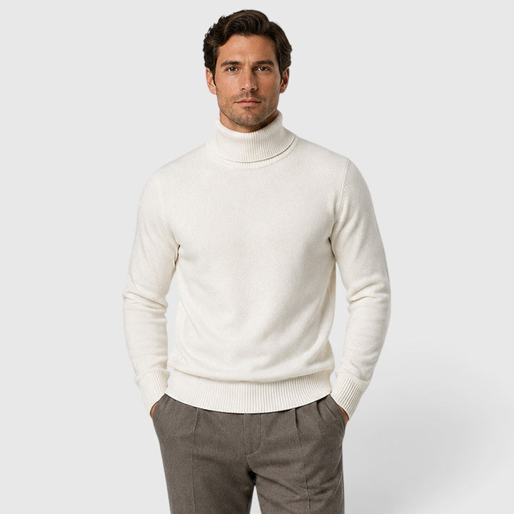 Brandon | Sleek Roll Neck Jumper Men