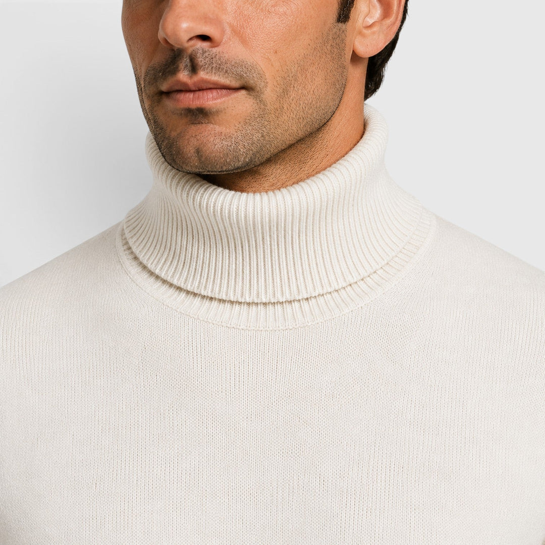 Brandon | Sleek Roll Neck Jumper Men