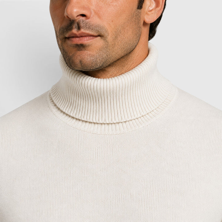 Brandon | Sleek Roll Neck Jumper Men