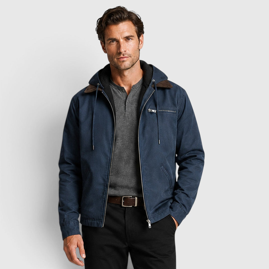 Boyce | Rugged Hooded Zip Jacket