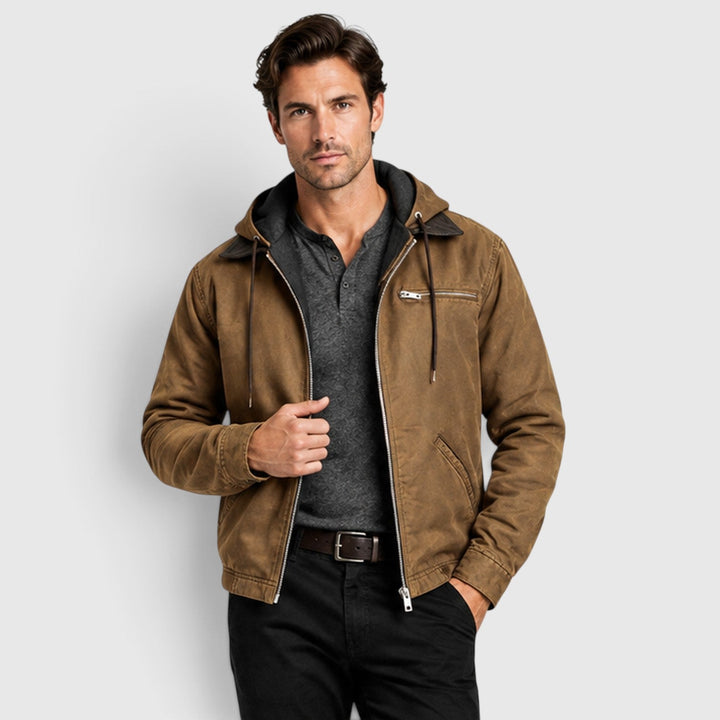 Boyce | Rugged Hooded Zip Jacket