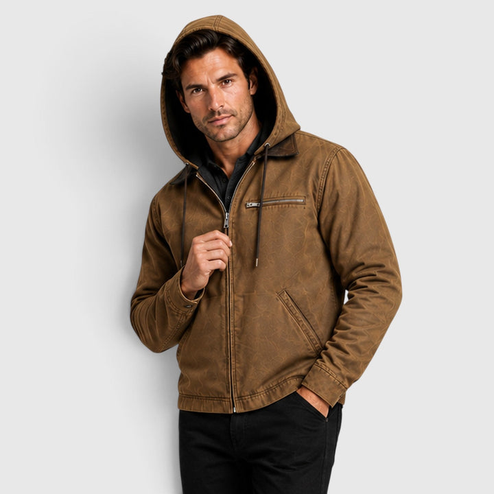 Boyce | Rugged Hooded Zip Jacket