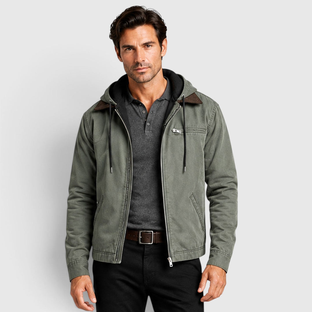 Boyce | Rugged Hooded Zip Jacket