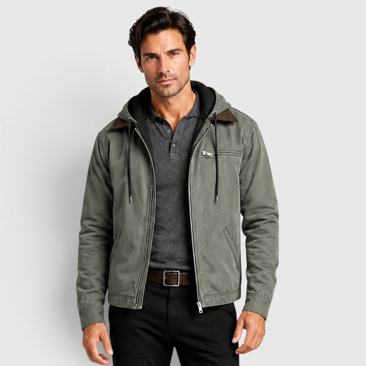 Boyce | Rugged Hooded Zip Jacket