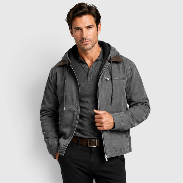 Boyce | Rugged Hooded Zip Jacket