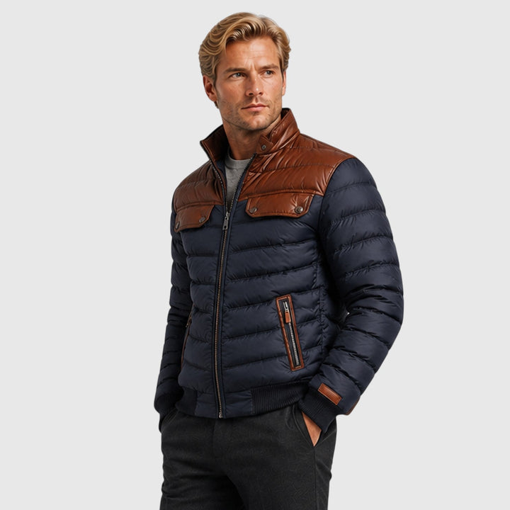 Sinclair | Cozy Fleece-Lined Cotton Casual Jacket for Men