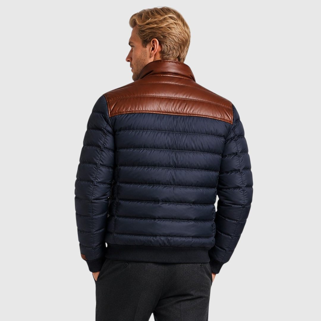 Sinclair | Cozy Fleece-Lined Cotton Casual Jacket for Men