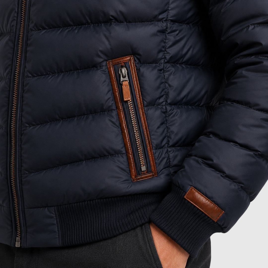 Sinclair | Cozy Fleece-Lined Cotton Casual Jacket for Men