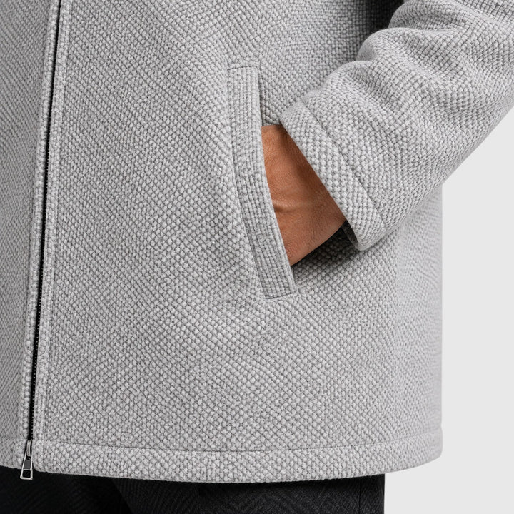 Redmond | Warm Fleece-Lined Hooded Cardigan for Men