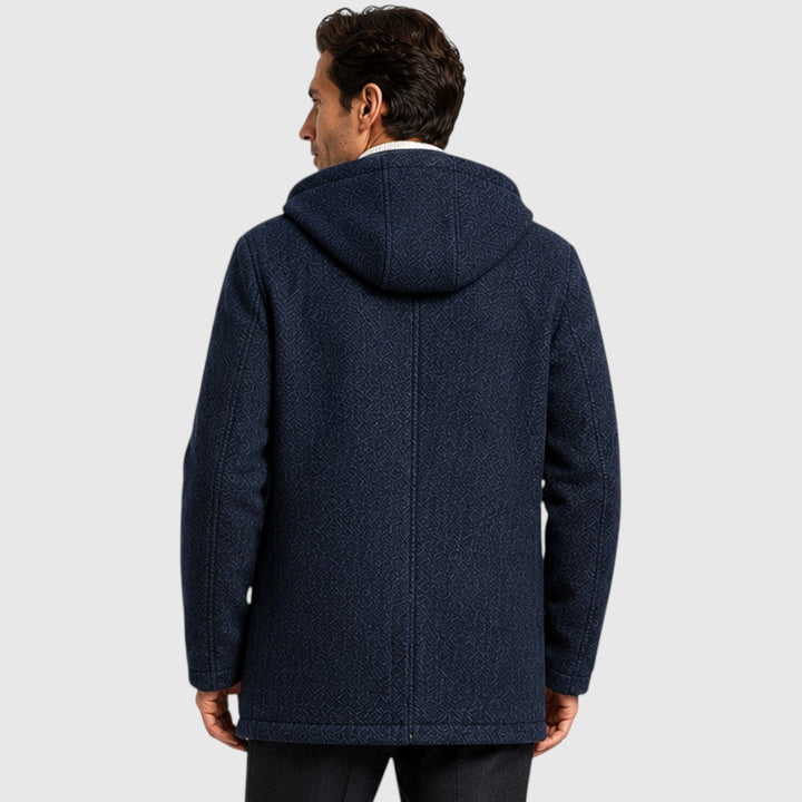 Redmond | Warm Fleece-Lined Hooded Cardigan for Men