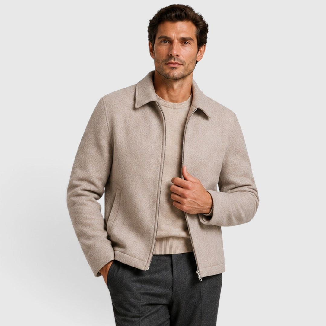 Albert | Refined Collared Full-Zip Mens Jacket