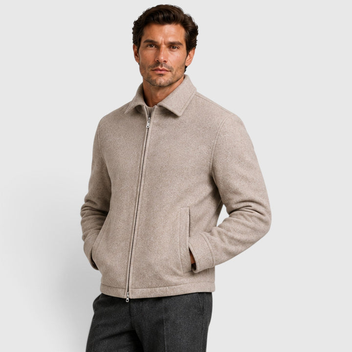 Albert | Refined Collared Full-Zip Mens Jacket
