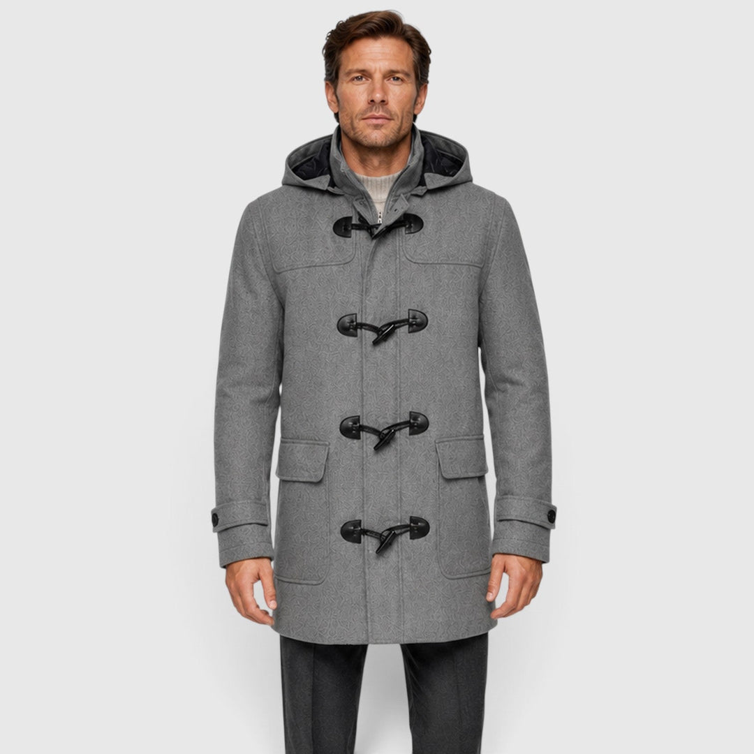 Boone | Warm Hooded Toggle Coat