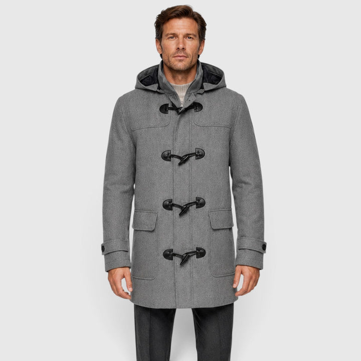 Boone | Warm Hooded Toggle Coat