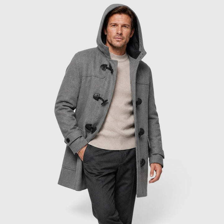 Boone | Warm Hooded Toggle Coat