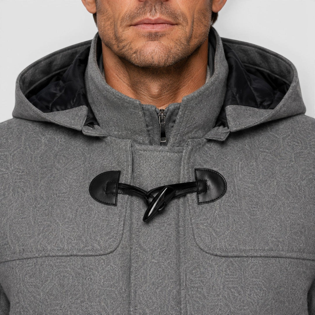 Boone | Warm Hooded Toggle Coat