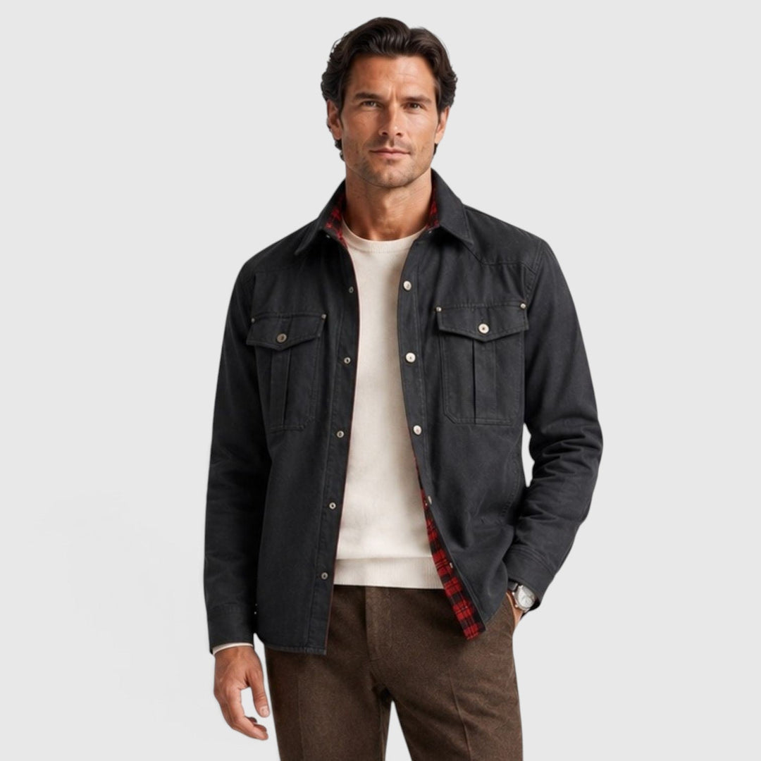 Bronson | Effortless Plaid-Lined Overshirt Men