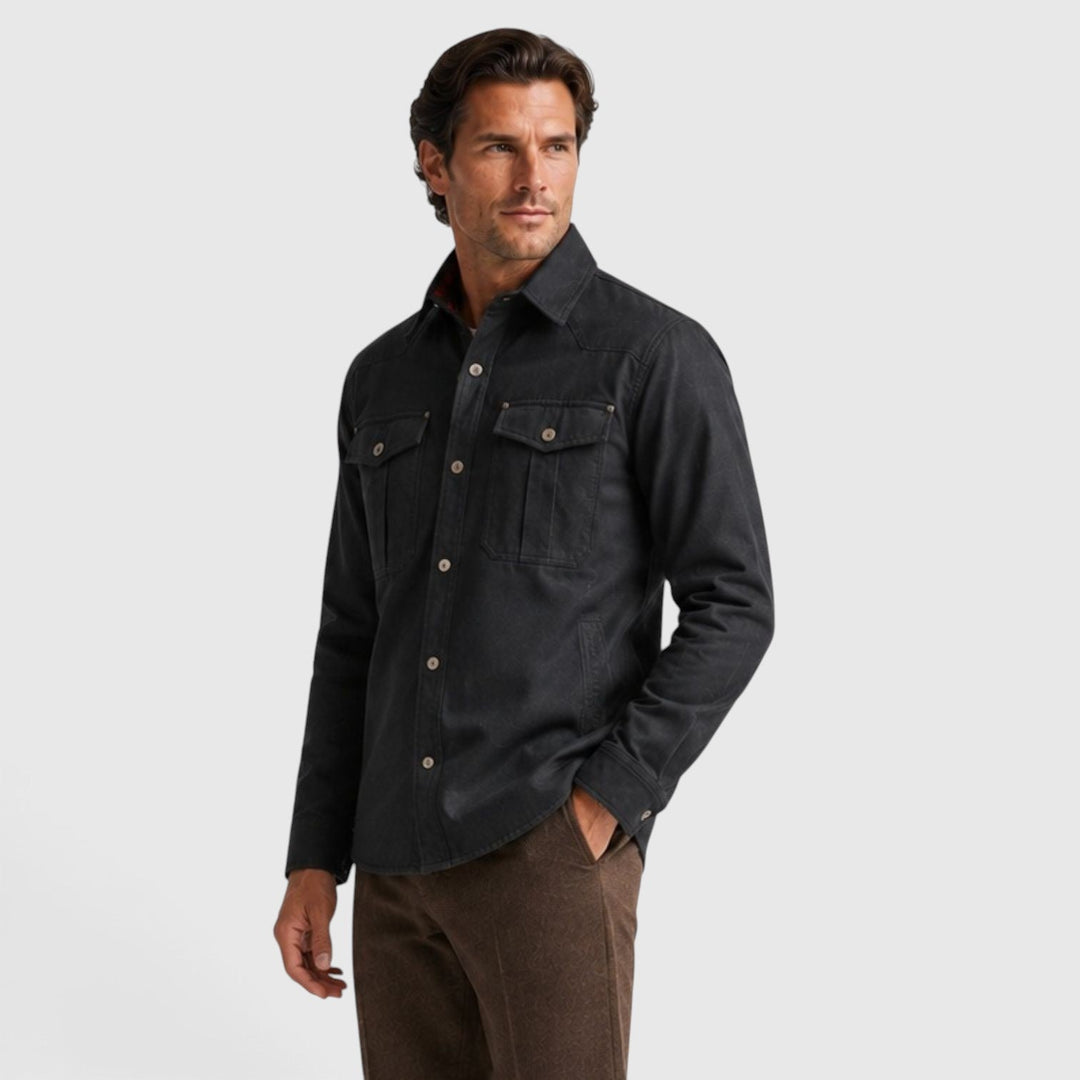 Bronson | Effortless Plaid-Lined Overshirt Men