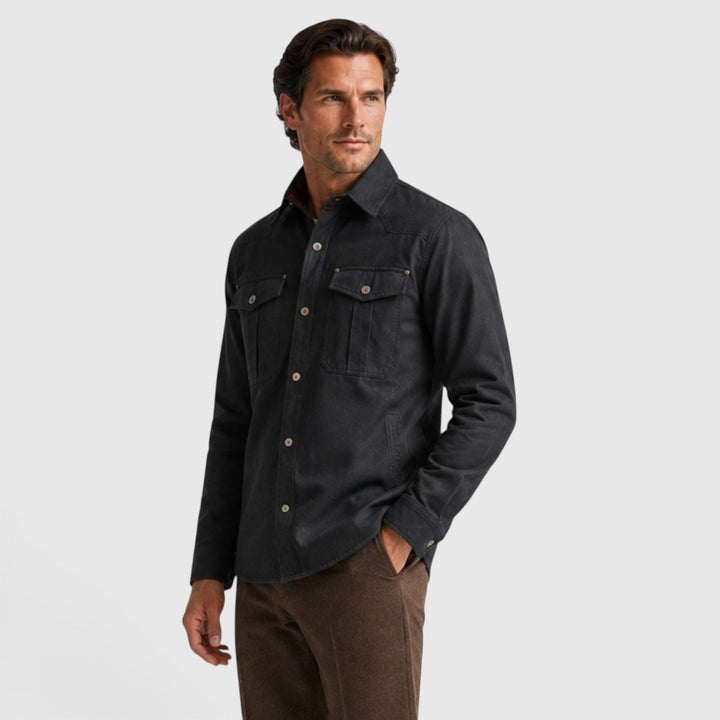 Bronson | Effortless Plaid-Lined Overshirt Men