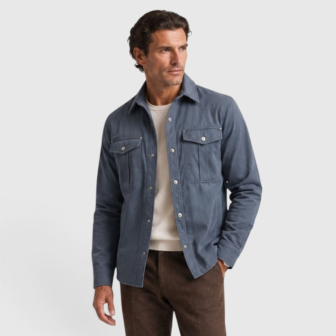 Bronson | Effortless Plaid-Lined Overshirt Men