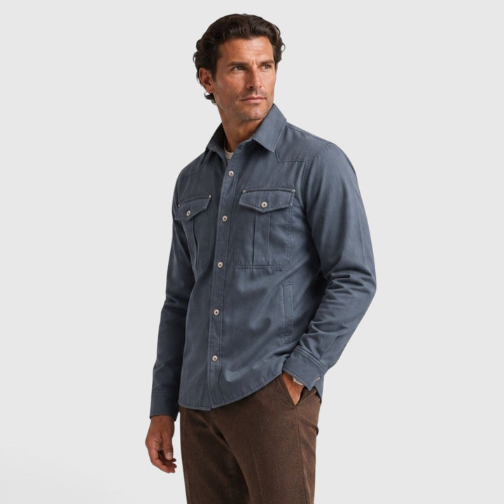 Bronson | Effortless Plaid-Lined Overshirt Men