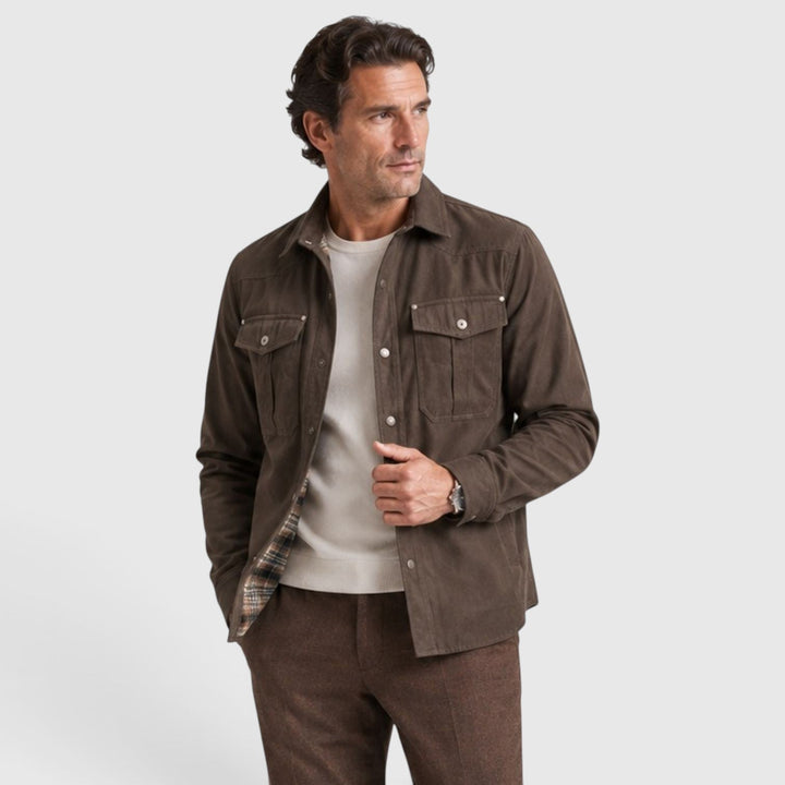 Bronson | Effortless Plaid-Lined Overshirt Men