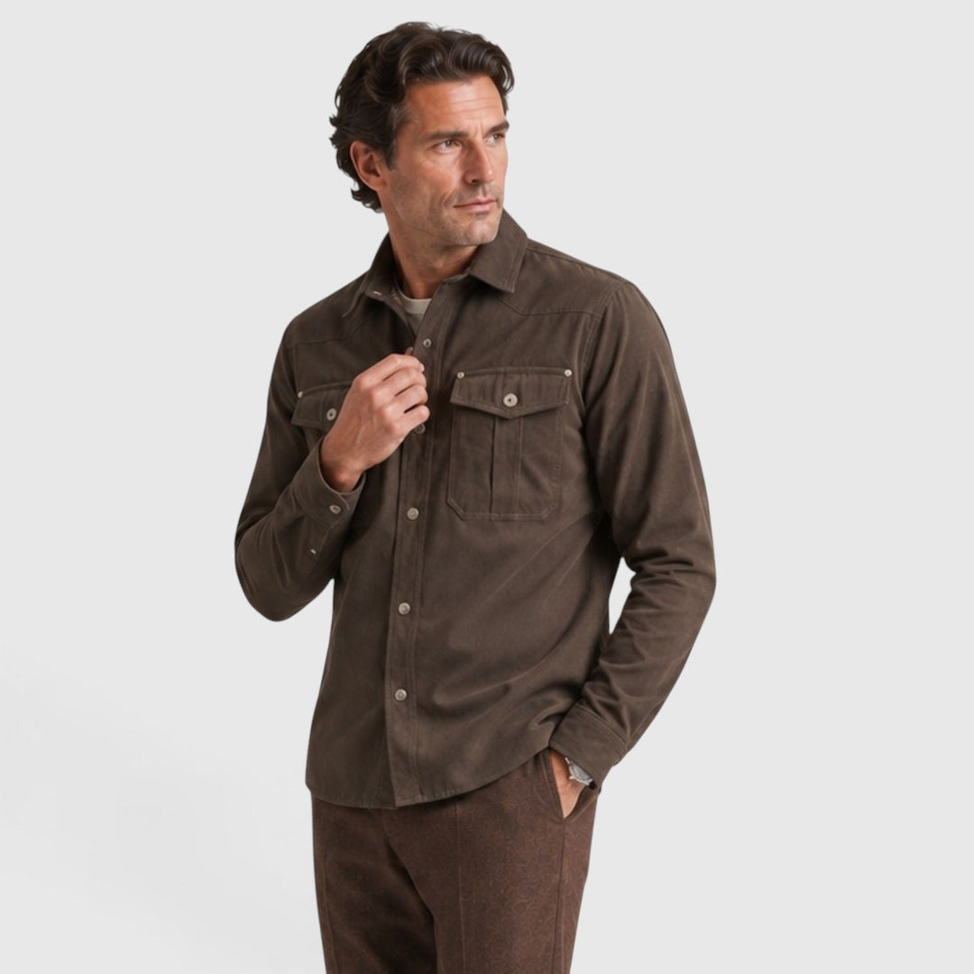 Bronson | Effortless Plaid-Lined Overshirt Men