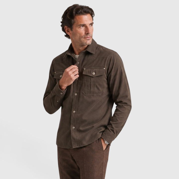 Bronson | Effortless Plaid-Lined Overshirt Men