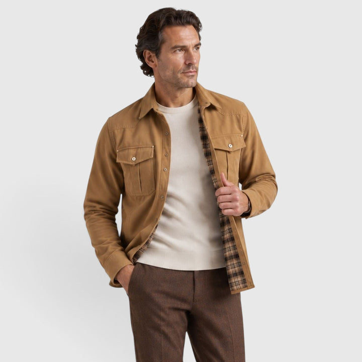 Bronson | Effortless Plaid-Lined Overshirt Men