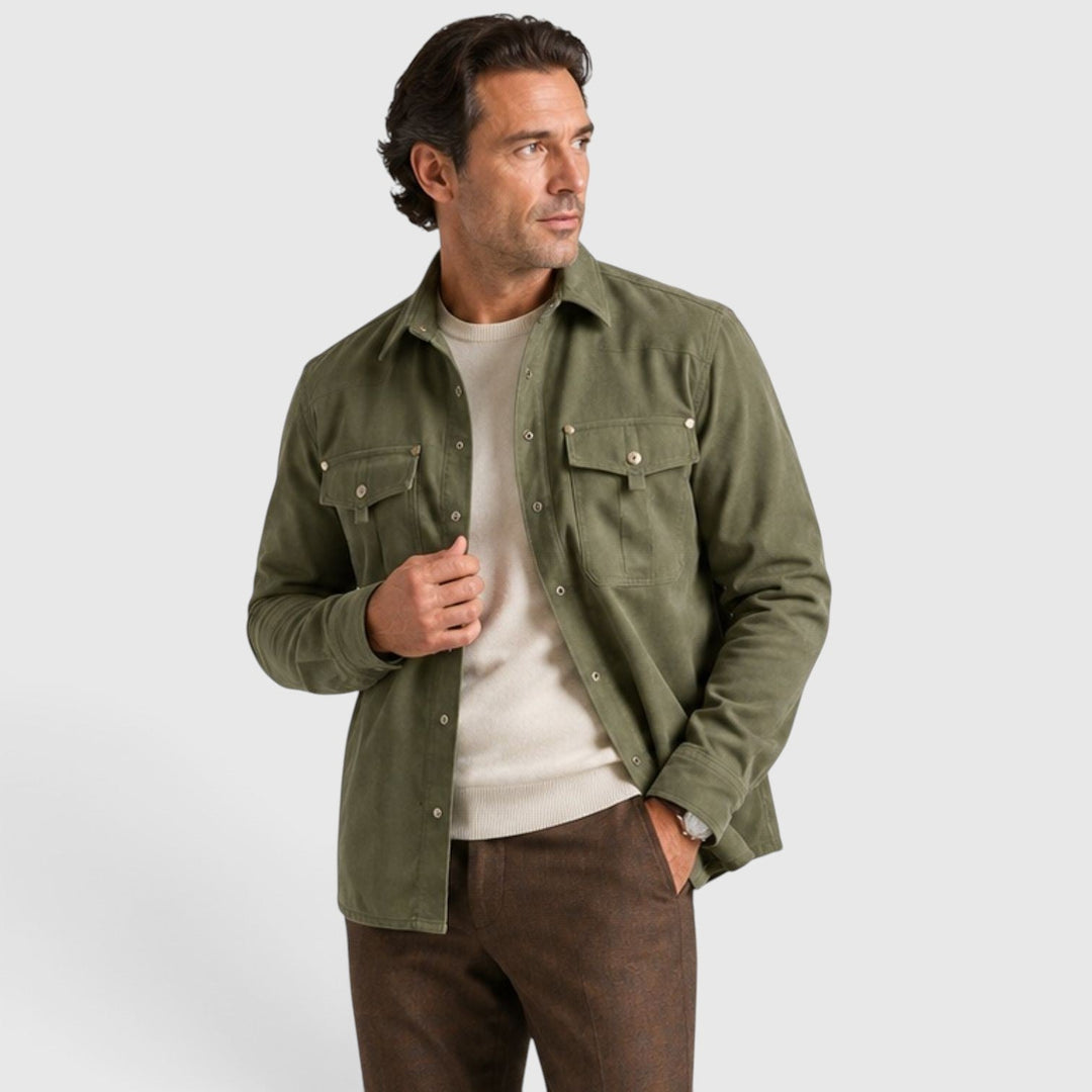 Bronson | Effortless Plaid-Lined Overshirt Men