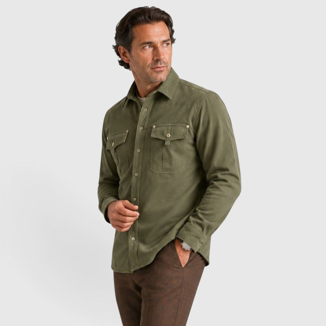 Bronson | Effortless Plaid-Lined Overshirt Men