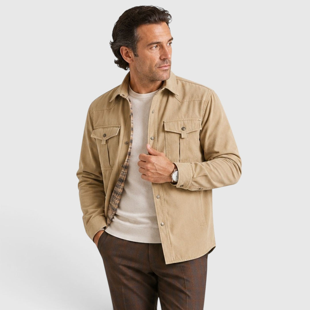 Bronson | Effortless Plaid-Lined Overshirt Men