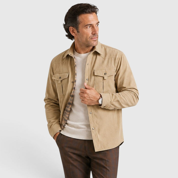 Bronson | Effortless Plaid-Lined Overshirt Men