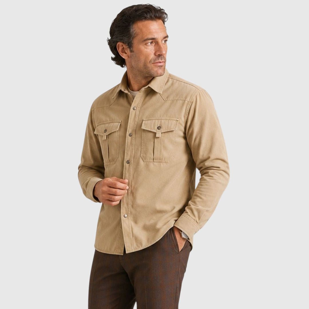 Bronson | Effortless Plaid-Lined Overshirt Men