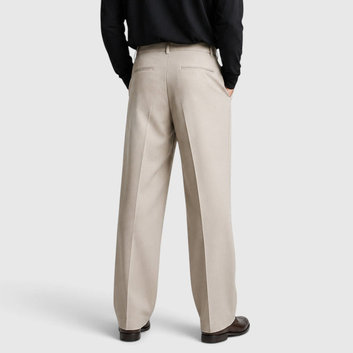 Jasper | Relaxed Pleated Smart Trousers for Men