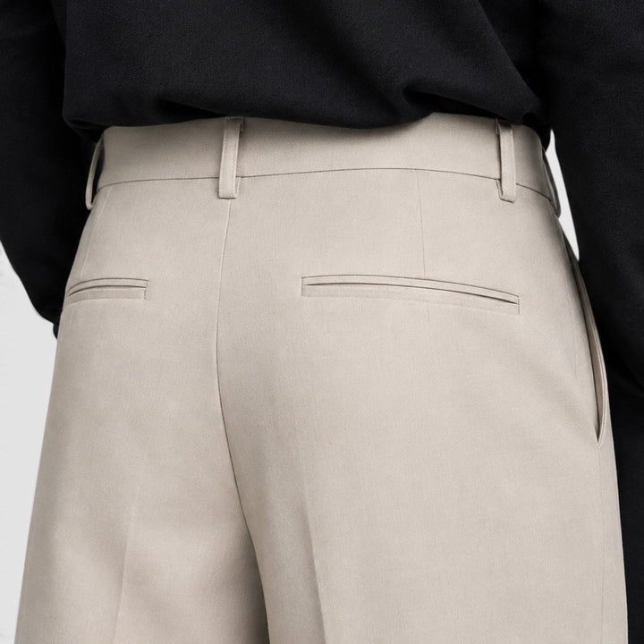Jasper | Relaxed Pleated Smart Trousers for Men