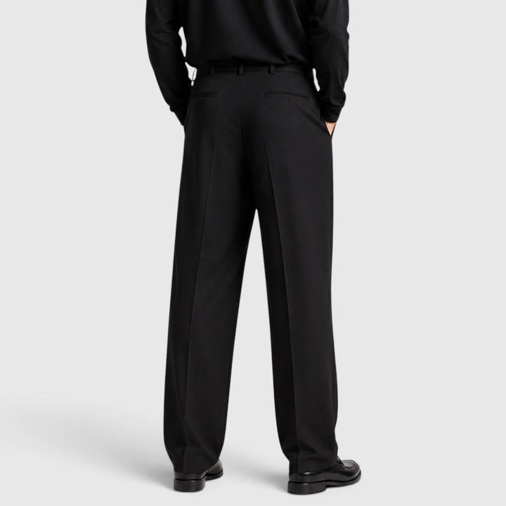 Jasper | Relaxed Pleated Smart Trousers for Men