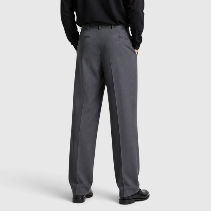 Jasper | Relaxed Pleated Smart Trousers for Men