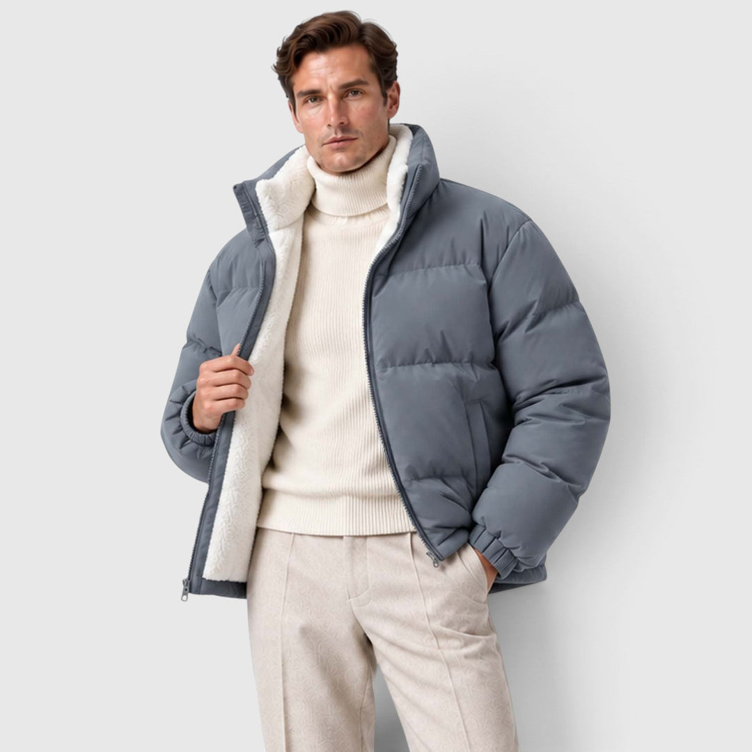 Mason | Sharp Stand Collar Padded Puffer Jacket