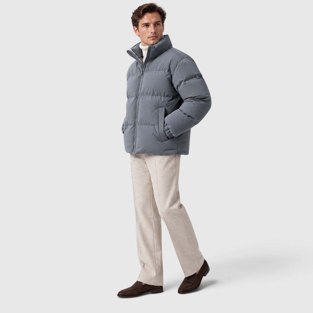 Mason | Sharp Stand Collar Padded Puffer Jacket
