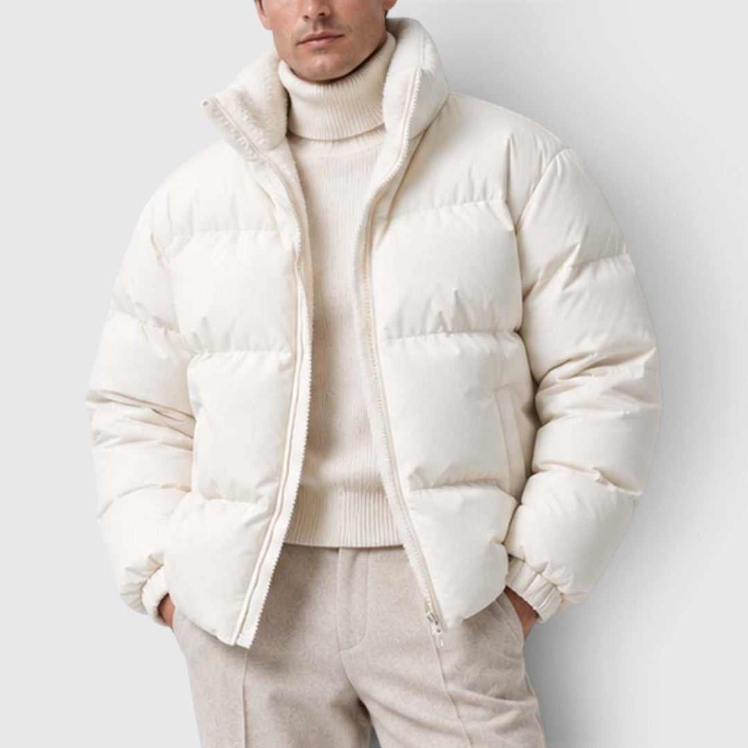 Mason | Sharp Stand Collar Padded Puffer Jacket