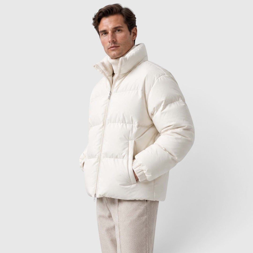 Mason | Sharp Stand Collar Padded Puffer Jacket