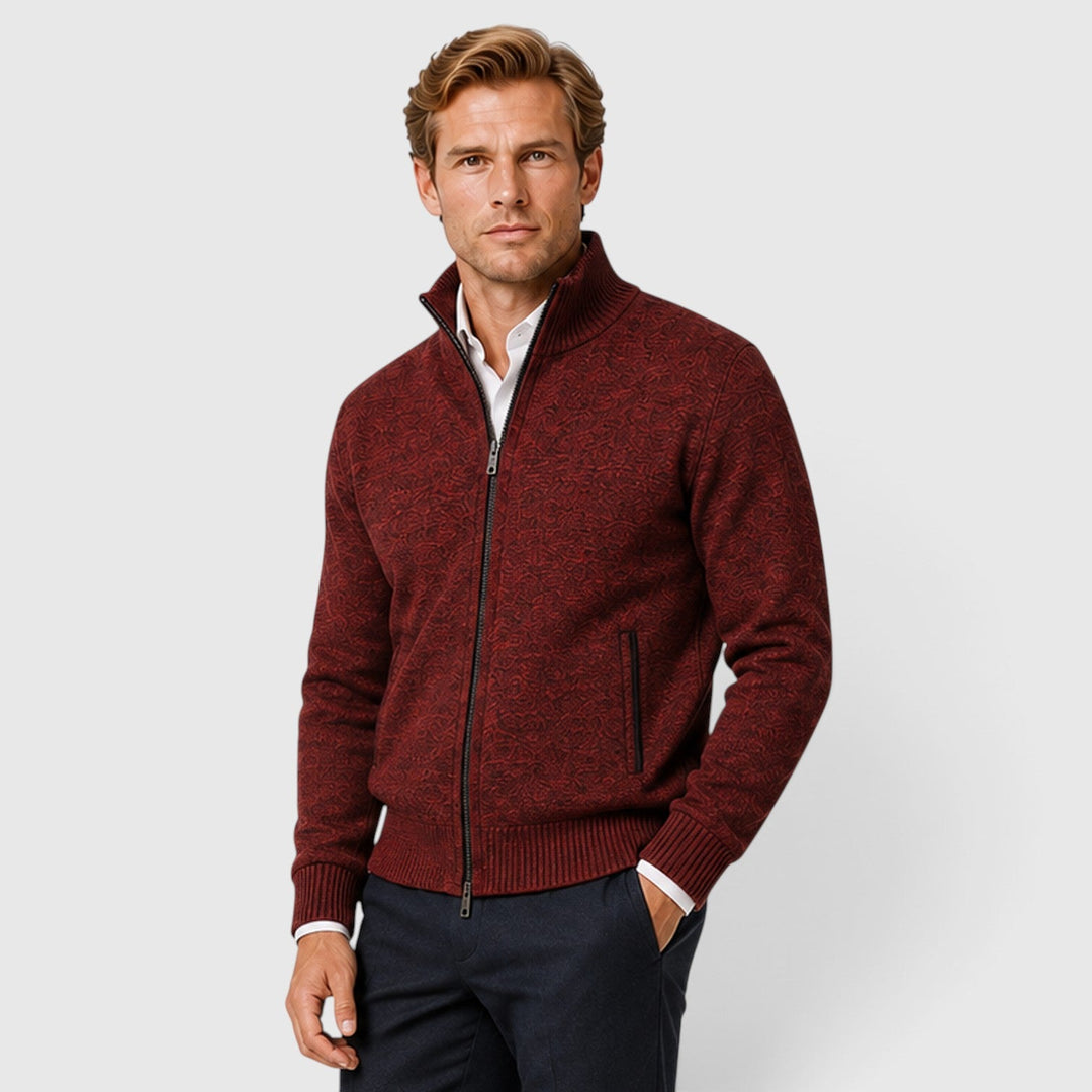Brant | Smart Collared Zip Up Cardigan