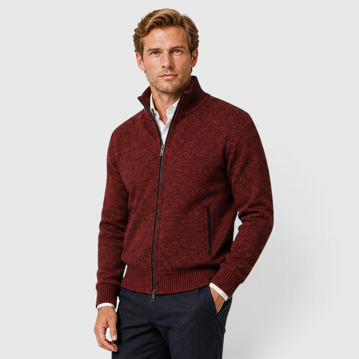 Brant | Smart Collared Zip Up Cardigan