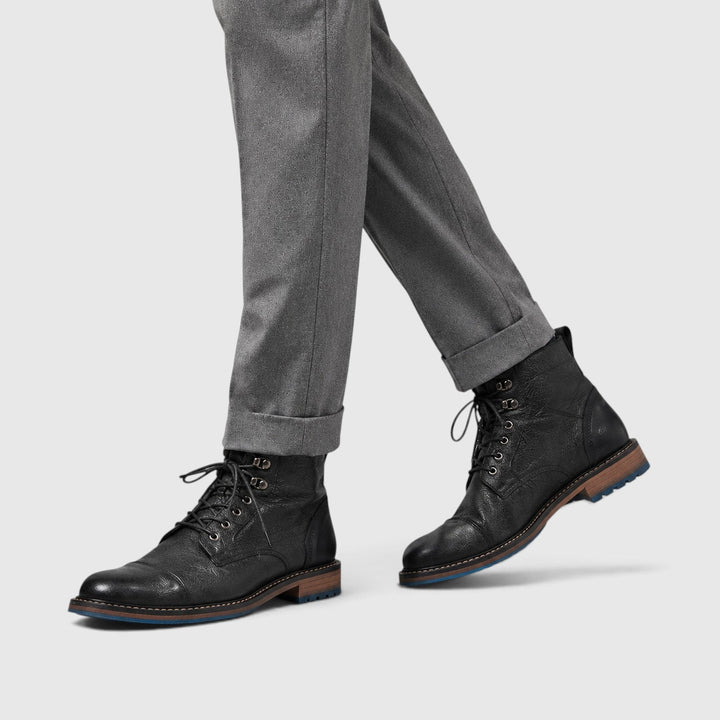 Aiden | Classic Leather Lace-Up Mens Boots