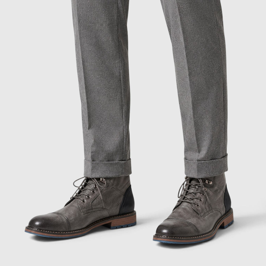 Aiden | Classic Leather Lace-Up Mens Boots