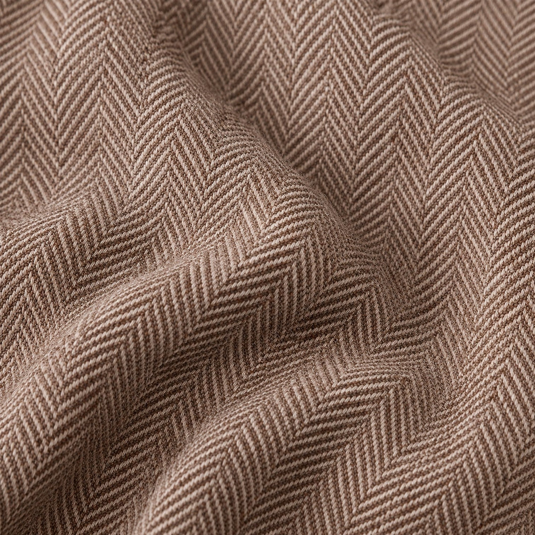Andre | Polished Pleated Wool-Blend Trousers Men