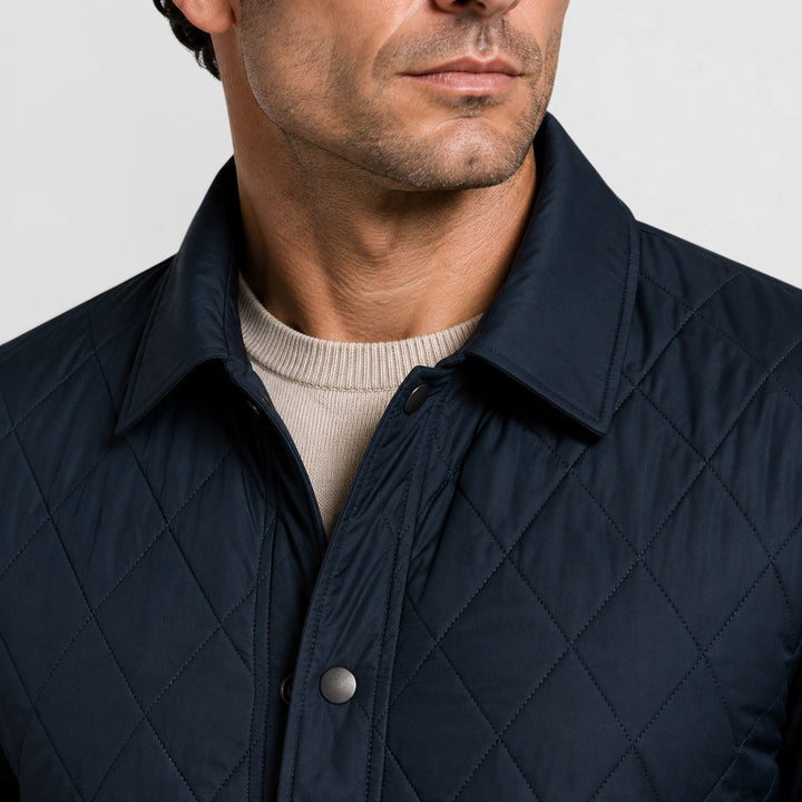 Tate | Rugged Loose-Fit Quilted Puffer Jacket for Men