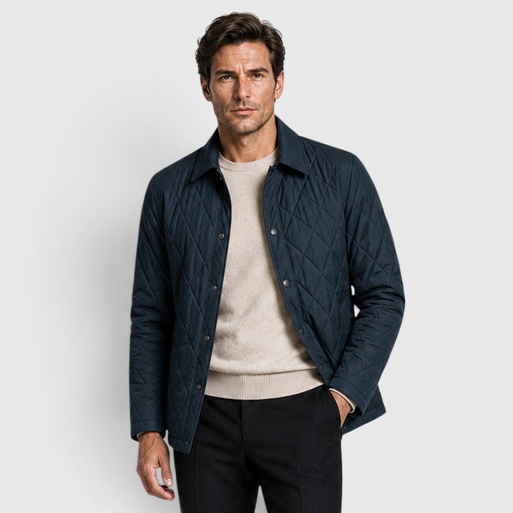 Tate | Rugged Loose-Fit Quilted Puffer Jacket for Men