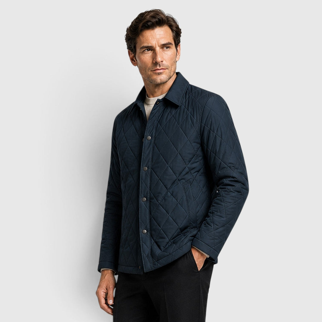 Tate | Rugged Loose-Fit Quilted Puffer Jacket for Men